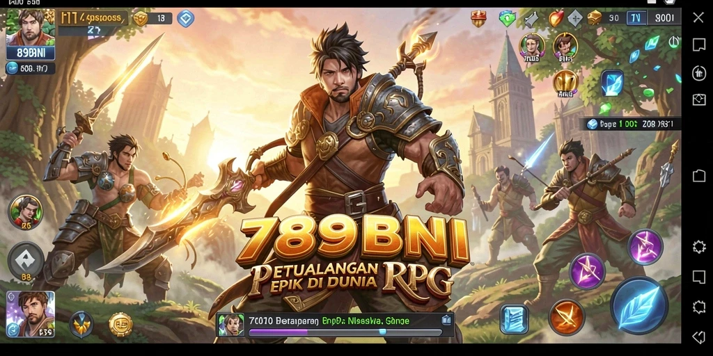 Screenshot utama menunjukkan aksi pertarungan mendebarkan di 789BNI.