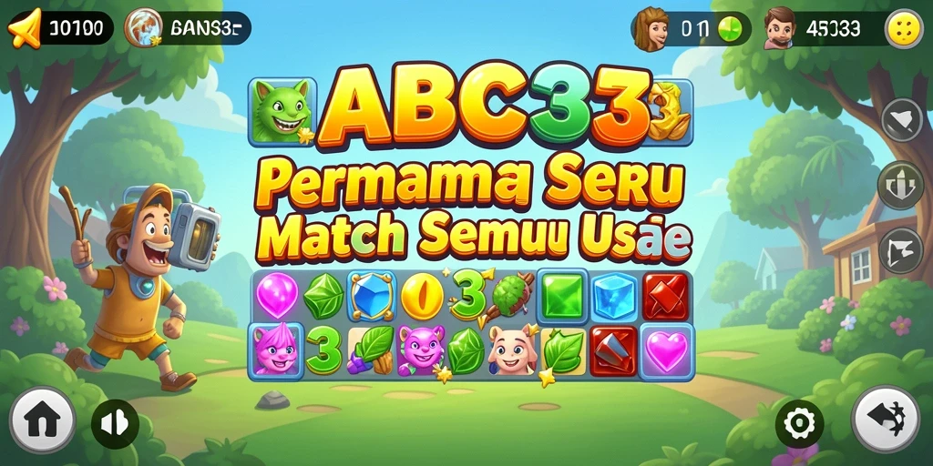 Screenshot gameplay ABC33 dengan kombinasi match-3 yang seru.