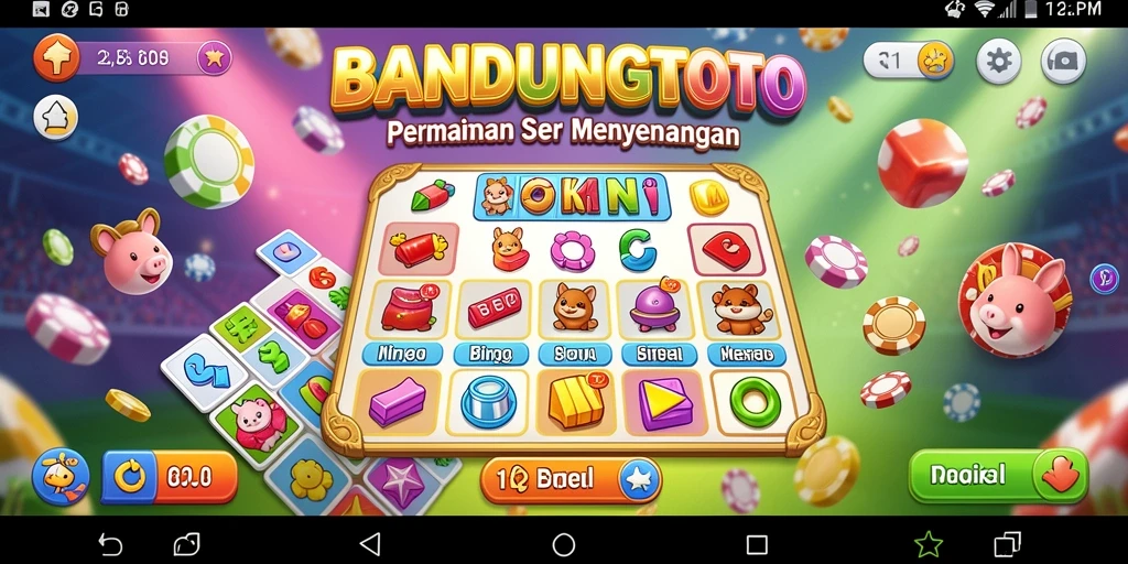 Tampilan menarik dari gameplay Bingo di BANDUNGTOTO.