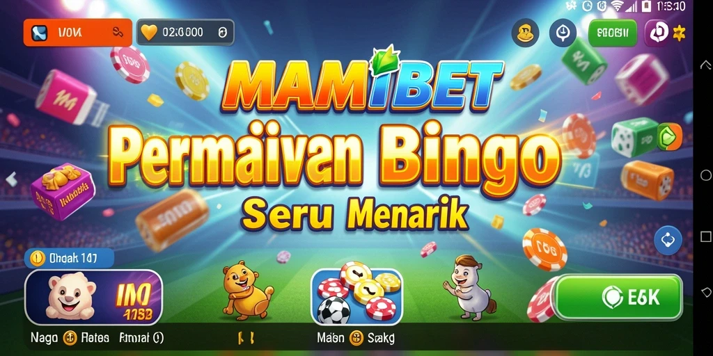Tangkapan layar gameplay MAMIBET menampilkan keseruan bermain Bingo.