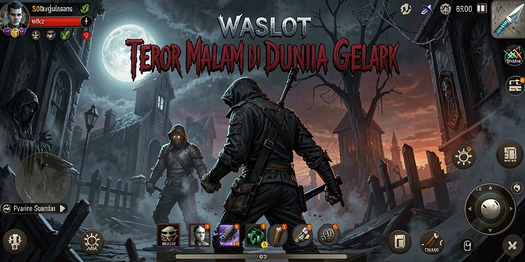 Tangkapan layar WASLOT menunjukkan suasana mencekam dalam permainan.