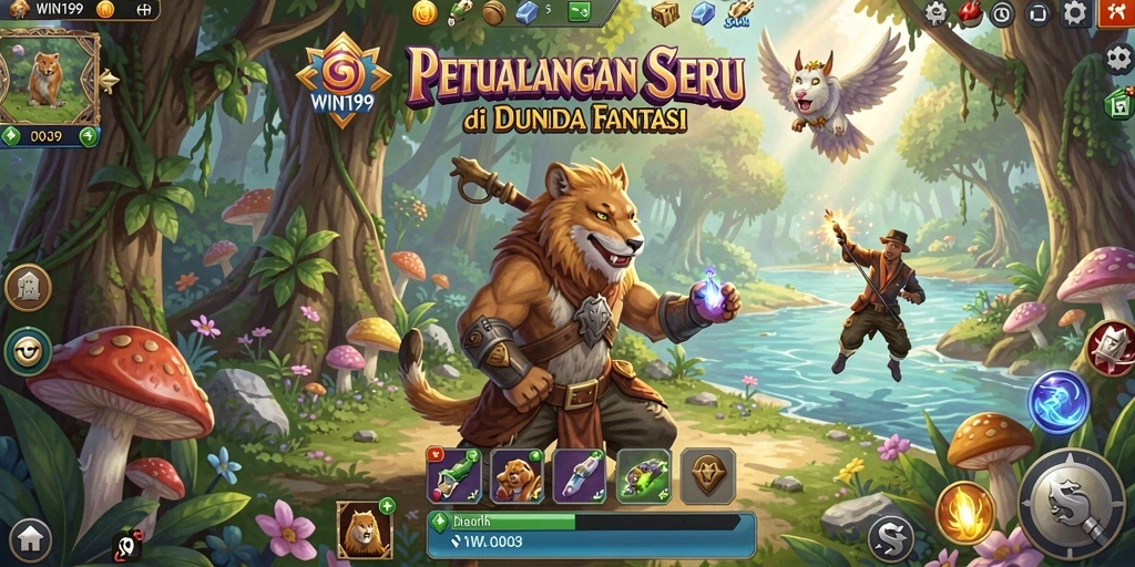 Screenshot gameplay WIN199 menampilkan aksi seru di dunia petualangan.